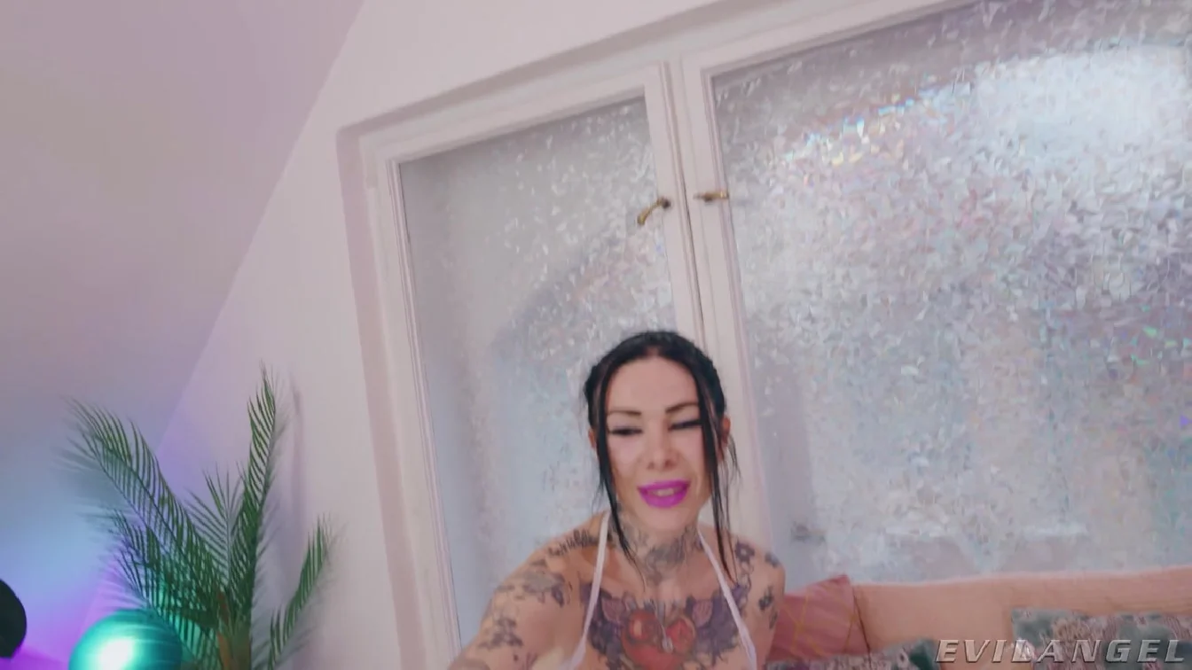 EvilAngel Megan Inky Clit Vibe Plus Huge Anal Dildo XXX